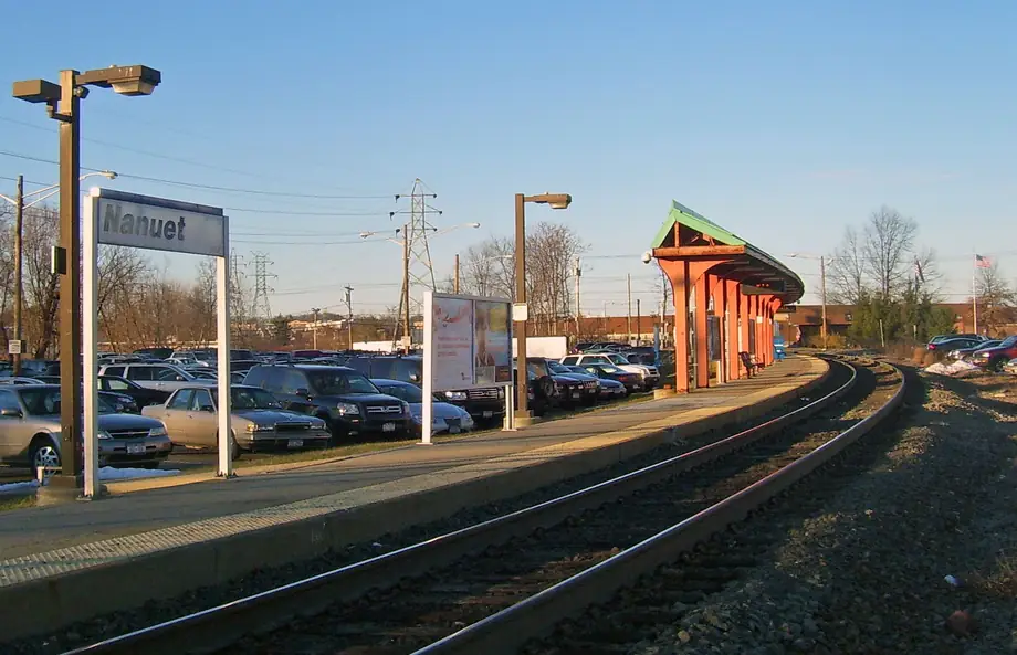 Nanuet train station on the Pascack Valley Line